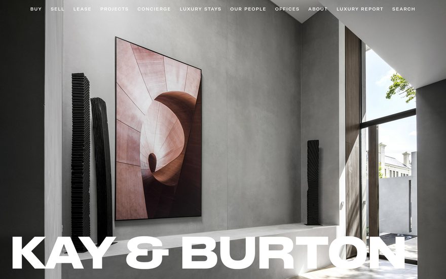 Kay and Burton website preview
