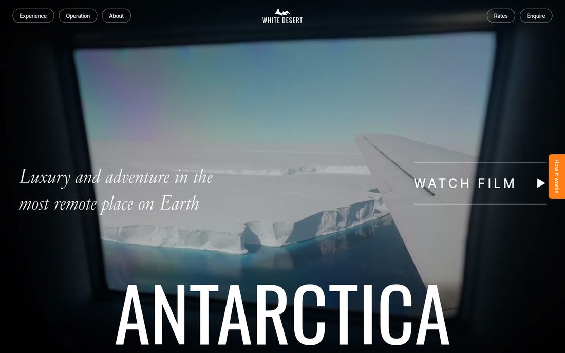 White Desert website preview